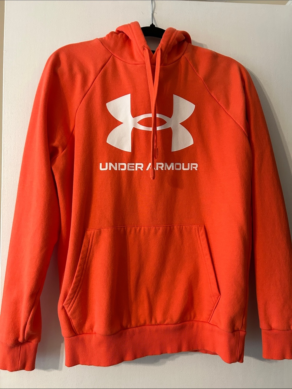 Under Armour Men's Coral color  Hoodie Sweatshirt